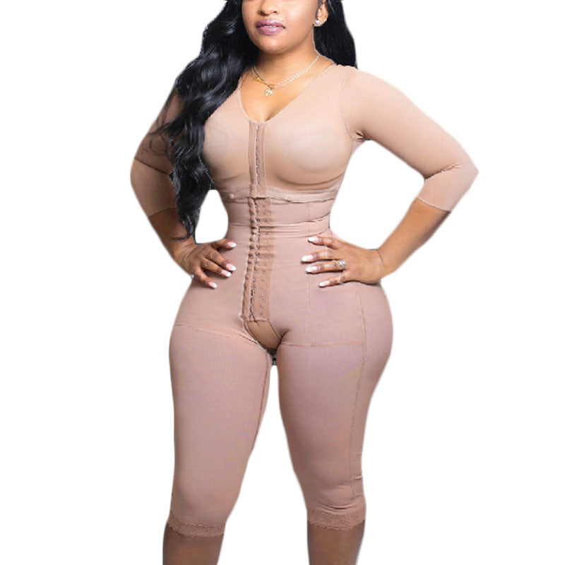 Gaine combi Complet Du Corps Compression Des Bras Rétrécie Votre Taille Avec Soutien-gorge Intégré Bbl Post Op Chirurgie