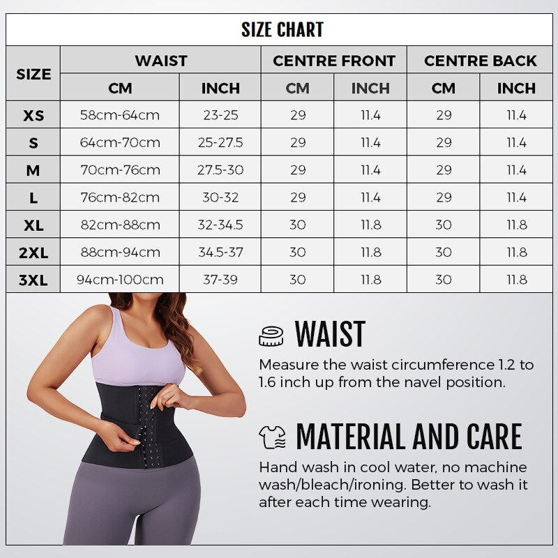 Ceinture enveloppante pour un ventre plat -Gaine amincissante pour femmes
