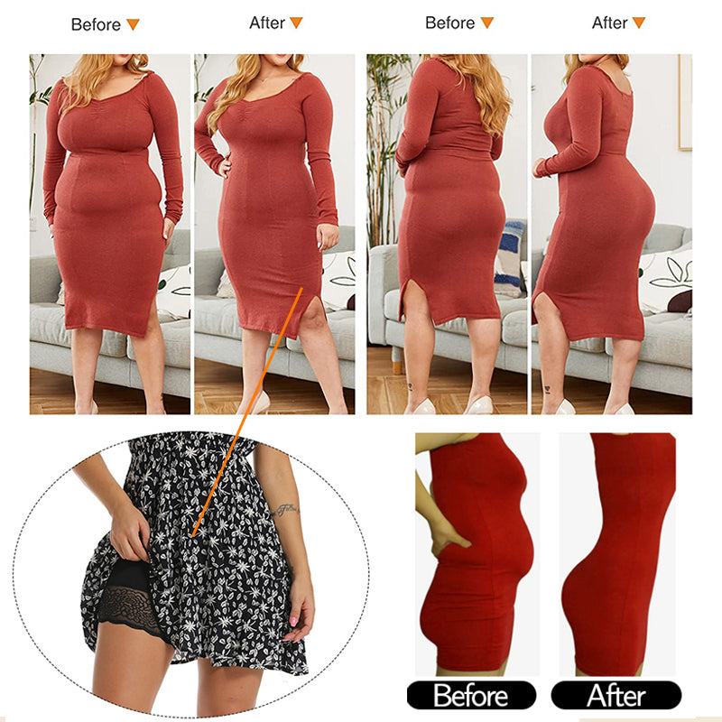 Short gaine taille haute ,incorporée coussinets ,Sans Couture.