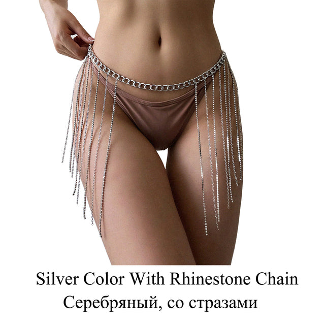 Chaîne De Taille Sexy En Cristal Pour Femmes Et Filles, Bikini De Danse
Accessoires De Mode