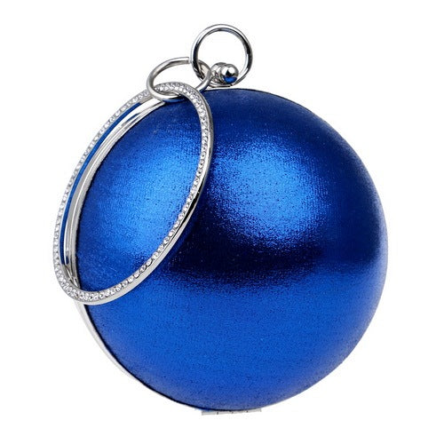 Sac À Main De Soirée Pour Femmes Avec Strass, À Bandoulière Avec Chaîne Design Boules