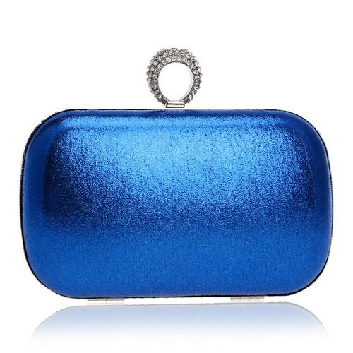Sac À Main De Soirée Pour Femmes Avec Strass, À Bandoulière Avec Chaîne Design Boules