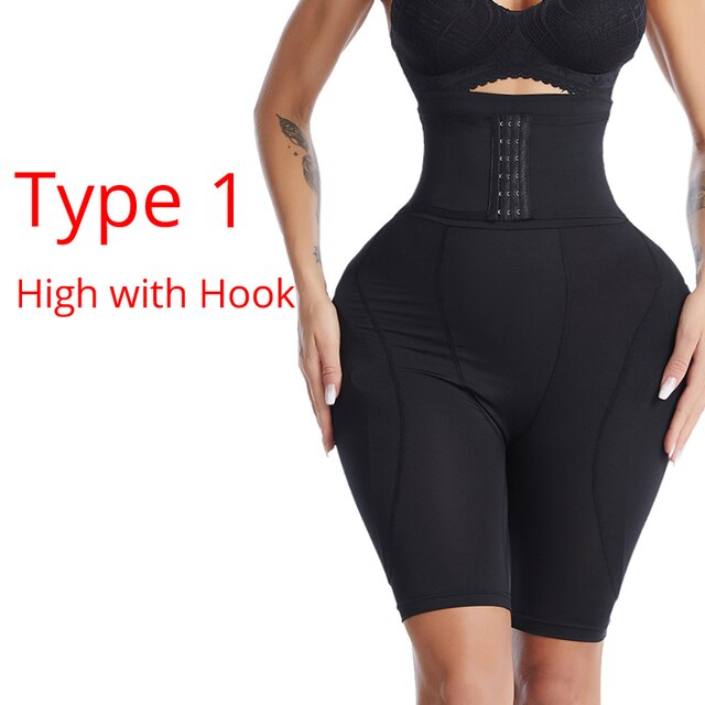 Gaine rehausseur de fesses, short intégré de coussinets de hanche, taille haute, sous vêtements façonnant les hanches