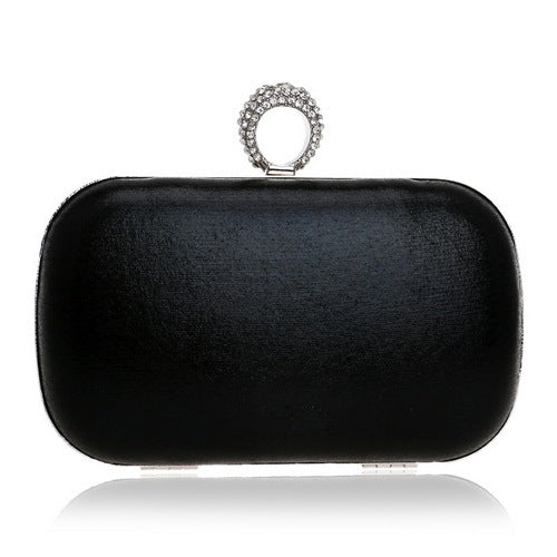 Sac À Main De Soirée Pour Femmes Avec Strass, À Bandoulière Avec Chaîne Design Boules