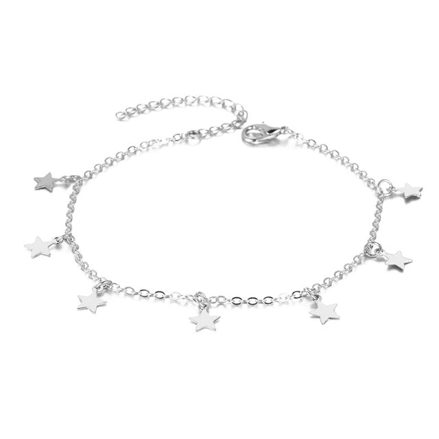 Bracelet De Cheville, Pendentif Étoile.