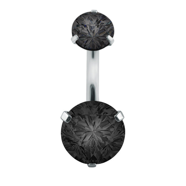 Boucle D'oreille Et De Nombril En Acier Cristal, Piercing, En Forme De Cœur, Bijoux, Sexy, Pour Le Corps, 1 Pièce - Bijoux De Corps