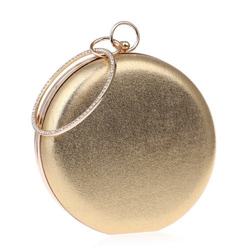 Sac À Main De Soirée Pour Femmes Avec Strass, À Bandoulière Avec Chaîne Design Boules