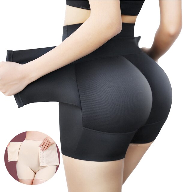 Culotte rembourrage fesse, gaine amincissante pour femme 
Sous-vêtement rehausseur de fesses.