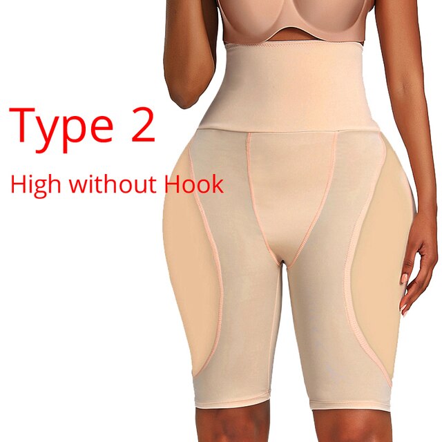 Gaine rehausseur de fesses, short intégré de coussinets de hanche, taille haute, sous vêtements façonnant les hanches