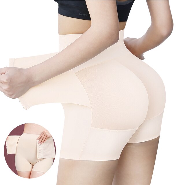 Culotte rembourrage fesse, gaine amincissante pour femme 
Sous-vêtement rehausseur de fesses.
