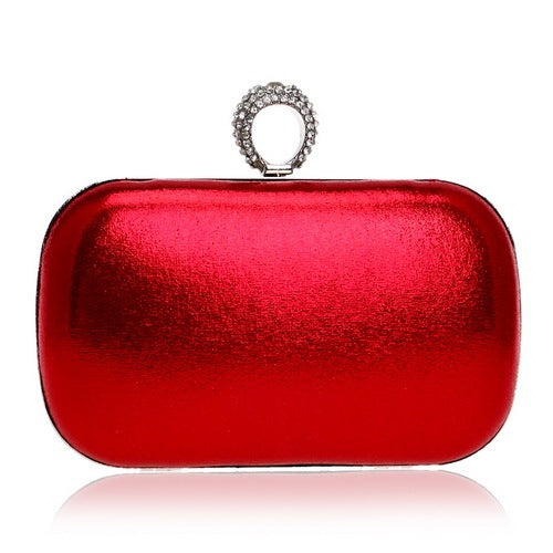 Sac À Main De Soirée Pour Femmes Avec Strass, À Bandoulière Avec Chaîne Design Boules