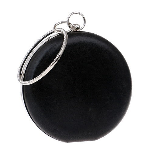 Sac À Main De Soirée Pour Femmes Avec Strass, À Bandoulière Avec Chaîne Design Boules