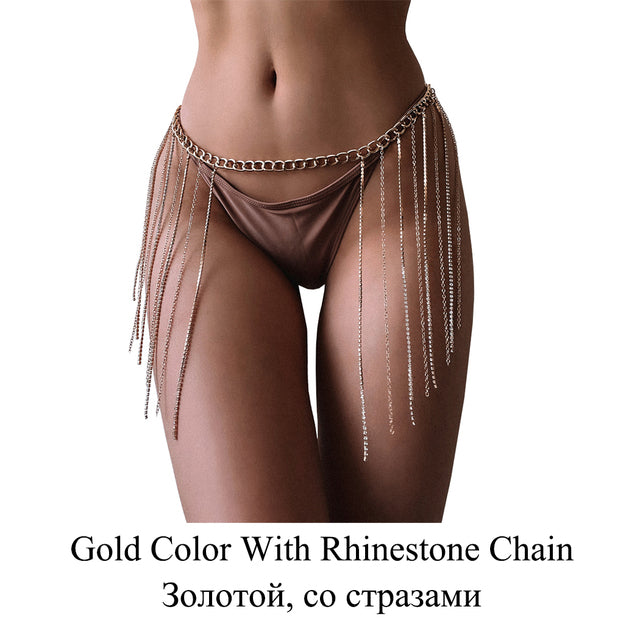 Chaîne De Taille Sexy En Cristal Pour Femmes Et Filles, Bikini De Danse
Accessoires De Mode