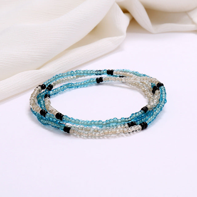 Chaîne De Taille En Perles De Style Bohémien, Bijoux De Ventre.