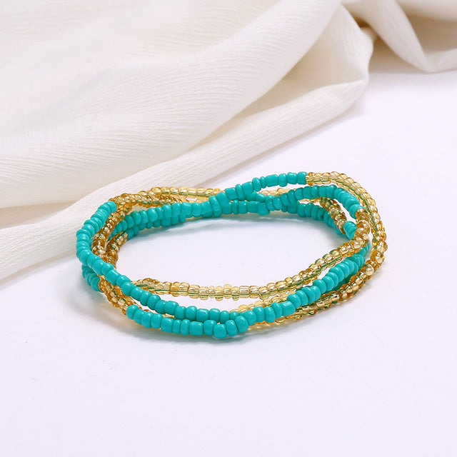 Chaîne De Taille En Perles De Style Bohémien, Bijoux De Ventre.