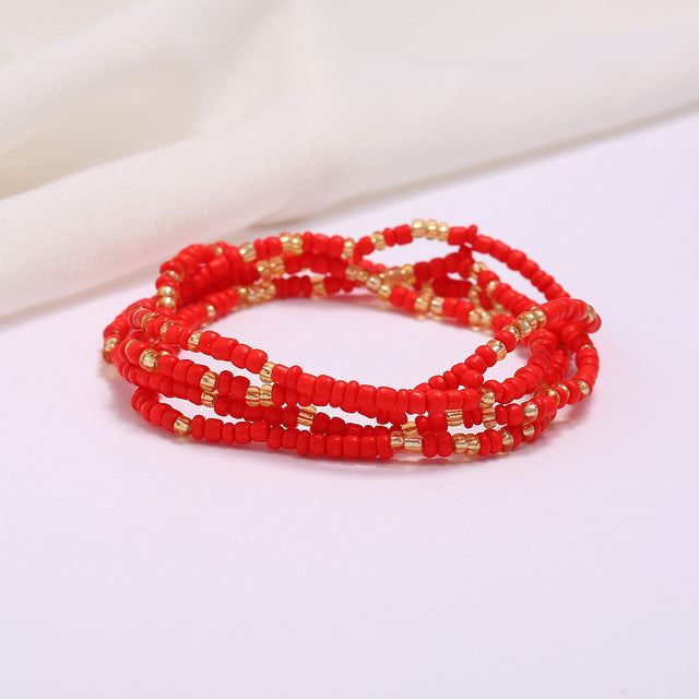 Chaîne De Taille En Perles De Style Bohémien, Bijoux De Ventre.