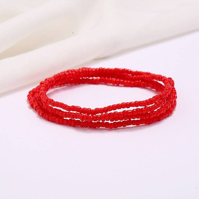 Chaîne De Taille En Perles De Style Bohémien, Bijoux De Ventre.