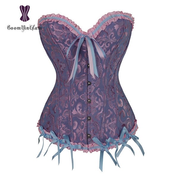 Corset Moulant En Dentelle Pour Femmes, Lingerie Sexy, Corset Plissé, Taille Xs-6xl 810 # - Bustiers Et Corsets