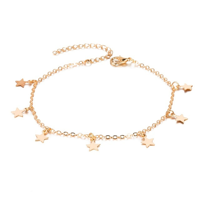 Bracelet De Cheville, Pendentif Étoile.