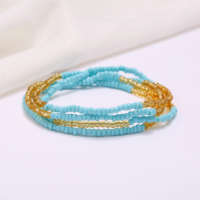 Chaîne De Taille En Perles De Style Bohémien, Bijoux De Ventre.