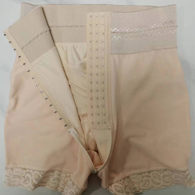 Gaine short fajas ventre plat ave rehaussements Des Fesses, fermeture 3 Crochets Courts.