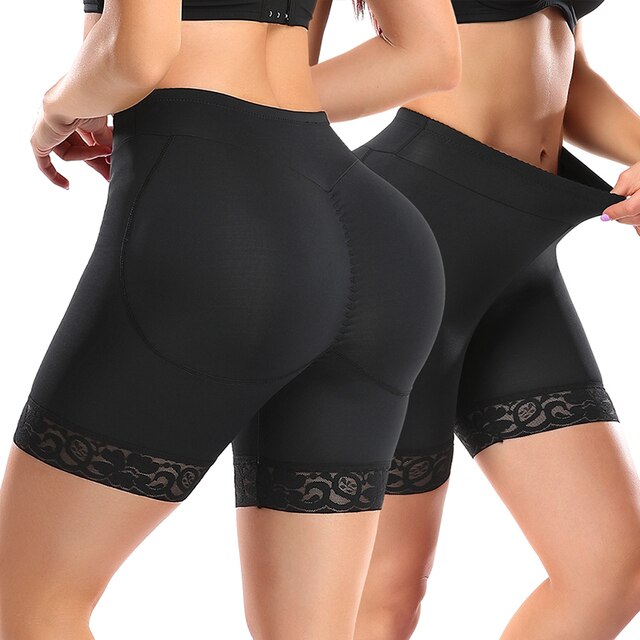 Culotte Rehausseur De Hanche Améliorée Avec Coussinets Extra Larges, Short Modelant Le Corps, Faux Cul, Gros Fesses