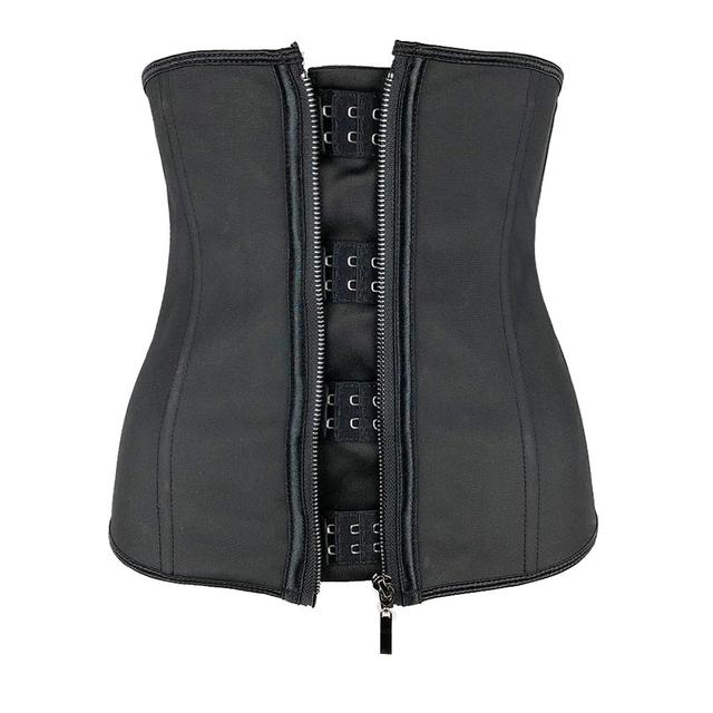 Corset gaine en latex avec fermeture éclair pour femme
Amincissante et sculptant