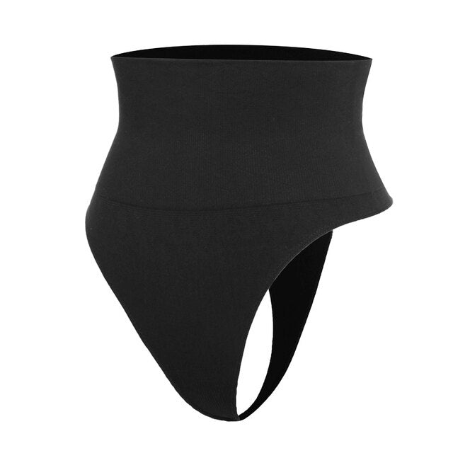 String gainant taille haute pour femmes, sous vêtement amincissant et rehausse les fesses.