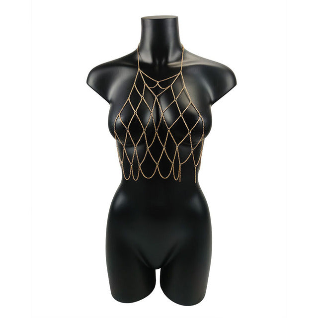 Bijoux de corps sexy pour femmes, soutien gorge, poitrine, accessoires d'été, plage, ventre, taille.