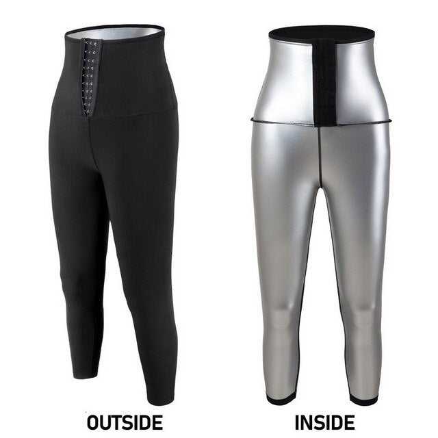 Short et legging de sudation taille haute pour femmes, grande taille