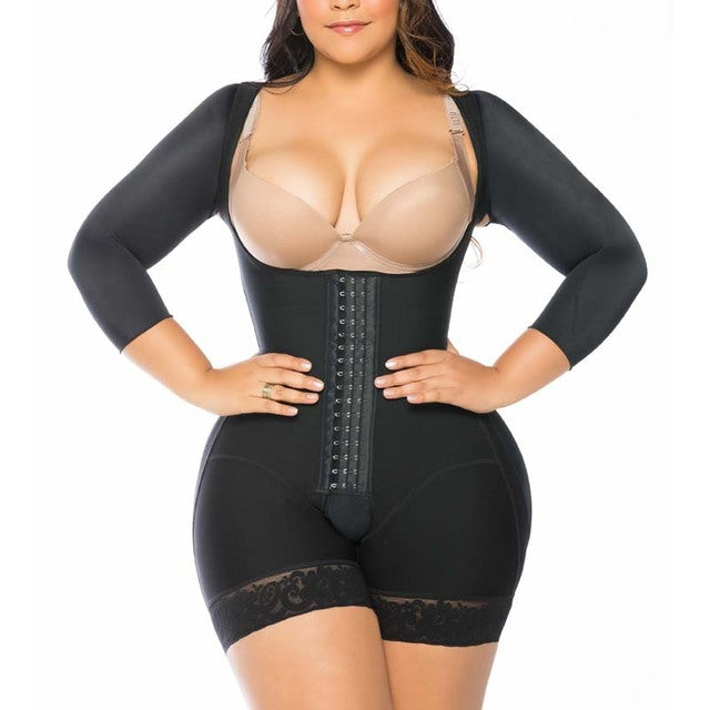 Gaine Shapewear Femmes, Lipo- sculpte, Modelant +Coussinets De Hanche 
Post chirurgical